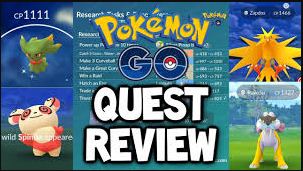 Pokemon Go Field Research quests